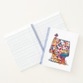 Peanuts | Snoopy & Woodstock Regenboogverf Notitieboek (Binnen)