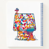 Peanuts | Snoopy & Woodstock Regenboogverf Notitieboek (Achterkant)