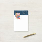 Peanuts | Snoopy & Woodstock Regenboogverf Post-it® Notes (Op bureau)