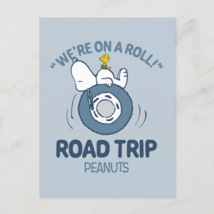 Peanuts   Snoopy & Woodstock Road Trip Briefkaart