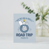 Peanuts | Snoopy & Woodstock Road Trip Briefkaart (Staand voorkant)