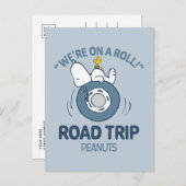 Peanuts | Snoopy & Woodstock Road Trip Briefkaart (Voorkant / Achterkant)
