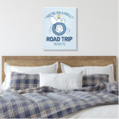Peanuts | Snoopy & Woodstock Road Trip Canvas Afdruk (Insitu (Slaapkamer))