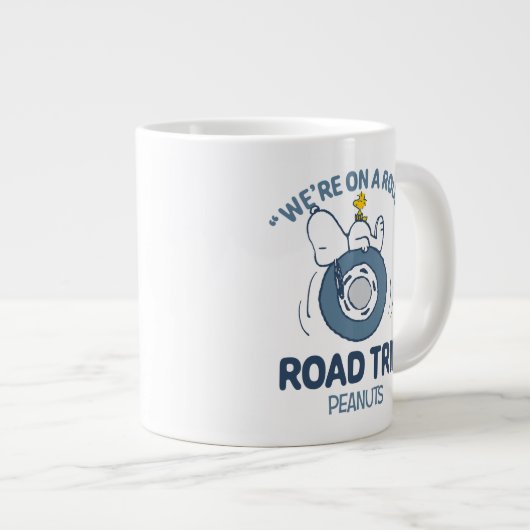 Peanuts | Snoopy & Woodstock Road Trip Grote Koffiekop (Voorkant rechts)