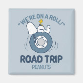 Peanuts | Snoopy & Woodstock Road Trip Magneet (Voorkant)