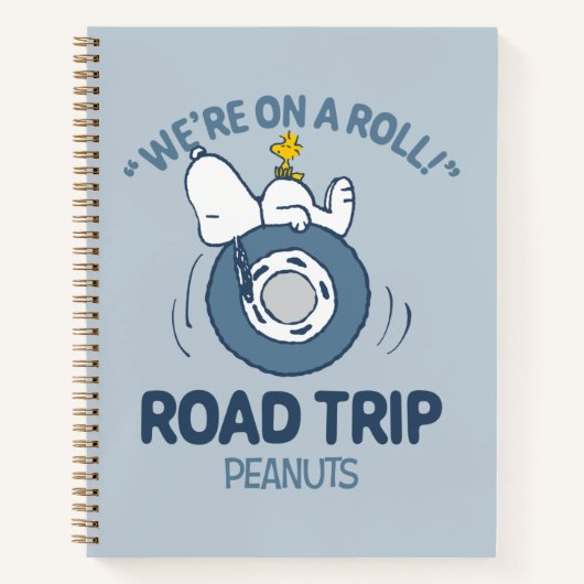 Peanuts | Snoopy & Woodstock Road Trip Notitieboek (Voorkant)