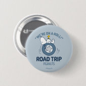 Peanuts | Snoopy & Woodstock Road Trip Ronde Button 5,7 Cm (Voorkant /achterkant)