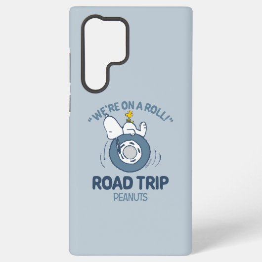 Peanuts | Snoopy & Woodstock Road Trip Samsung Galaxy Hoesje (Achterkant)