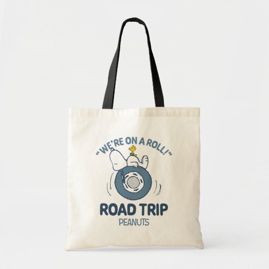 Peanuts | Snoopy & Woodstock Road Trip Tote Bag (Voorkant)