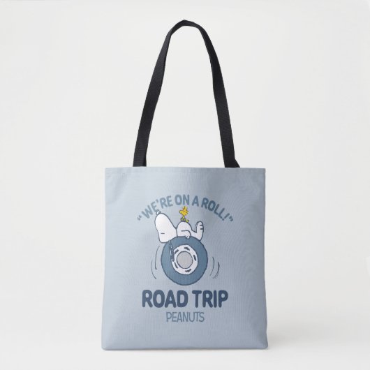 Peanuts | Snoopy & Woodstock Road Trip Tote Bag (Voorkant)