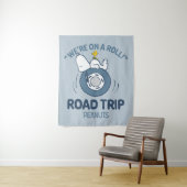 Peanuts | Snoopy & Woodstock Road Trip Wandkleed (In situ)