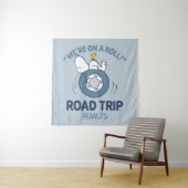 Peanuts | Snoopy & Woodstock Road Trip Wandkleed (In situ)