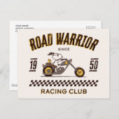 Peanuts | Snoopy & Woodstock Road Warriors Briefkaart (Voorkant / Achterkant)