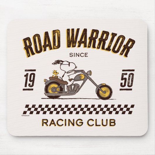 Peanuts | Snoopy & Woodstock Road Warriors Muismat (Voorkant)