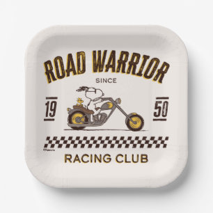 Peanuts   Snoopy & Woodstock Road Warriors Papieren Bordje