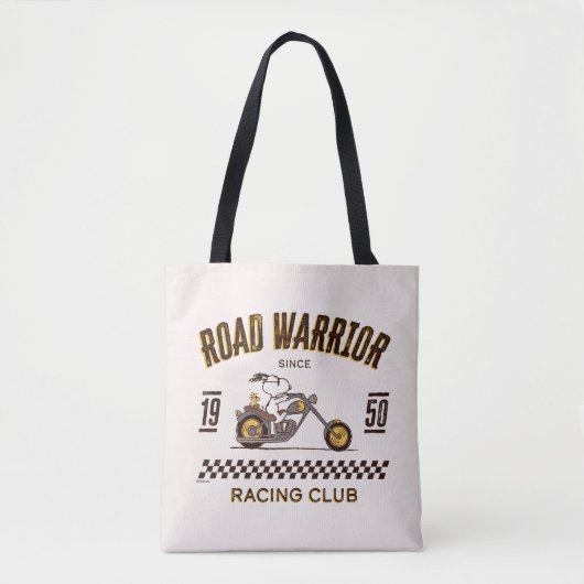Peanuts | Snoopy & Woodstock Road Warriors Tote Bag (Voorkant)