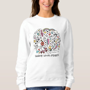 Peanuts Snoopy & Woodstock Rolschaatsen Trui