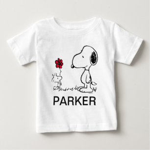 Peanuts Snoopy & Woodstock Rood & Zwart