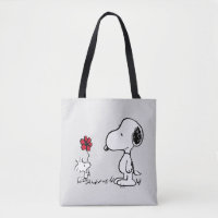 Peanuts | Snoopy & Woodstock Rood & Zwart