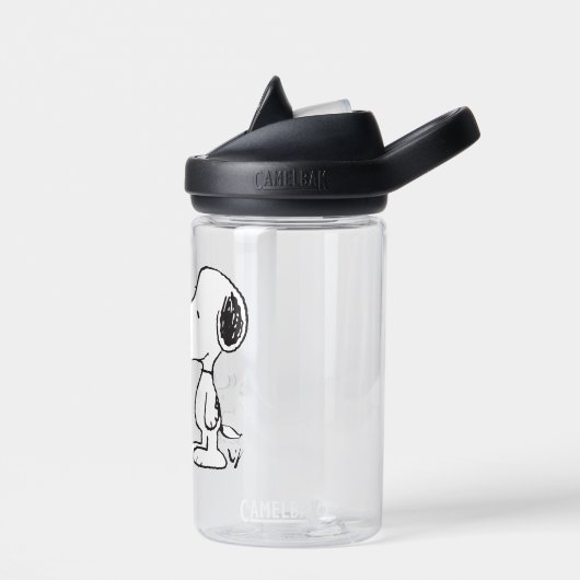 Peanuts | Snoopy & Woodstock Rood & Zwart Waterfles (Links)
