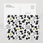 Peanuts | Snoopy & Woodstock Schaduwpatroon Briefkaart (Voorkant / Achterkant)