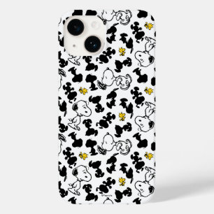 Peanuts   Snoopy & Woodstock Schaduwpatroon Case-Mate iPhone 14 Hoesje