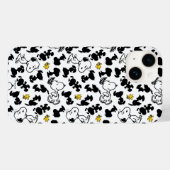 Peanuts | Snoopy & Woodstock Schaduwpatroon Case-Mate iPhone Case (Achterkant (horizontaal))