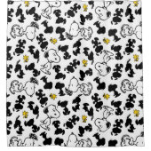 Peanuts | Snoopy & Woodstock Schaduwpatroon Douchegordijn (Voorkant)
