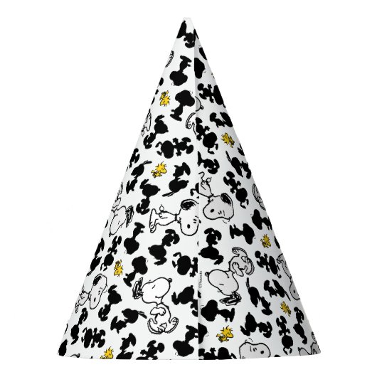 Peanuts | Snoopy & Woodstock Schaduwpatroon Feesthoedjes (Achterkant)