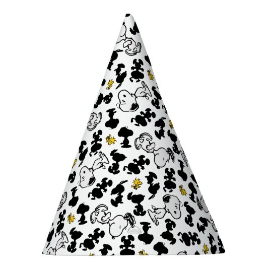 Peanuts | Snoopy & Woodstock Schaduwpatroon Feesthoedjes (Rechts)