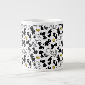 Peanuts | Snoopy & Woodstock Schaduwpatroon Grote Koffiekop (Voorkant)