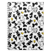 Peanuts | Snoopy & Woodstock Schaduwpatroon Notitieboek (Voorkant)