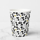 Peanuts | Snoopy & Woodstock Schaduwpatroon Papieren Bekers (Rechts)