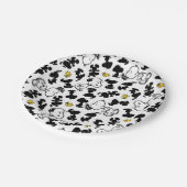 Peanuts | Snoopy & Woodstock Schaduwpatroon Papieren Bordje (Gekanteld)