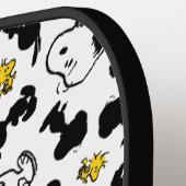 Peanuts | Snoopy & Woodstock Schaduwpatroon Pickleball Paddle (Links Detail)