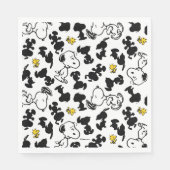 Peanuts | Snoopy & Woodstock Schaduwpatroon Servet (Voorkant)