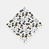 Peanuts | Snoopy & Woodstock Schaduwpatroon Servet (Hoek)