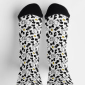 Peanuts | Snoopy & Woodstock Schaduwpatroon Sokken (Top)