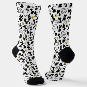 Peanuts Snoopy & Woodstock Schaduwpatroon Sokken