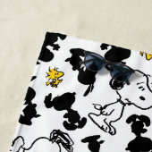 Peanuts | Snoopy & Woodstock Schaduwpatroon Strandlaken (In situ)