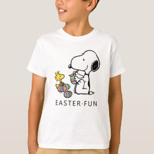 Peanuts Snoopy & Woodstock Schilderij Eieren T-shirt