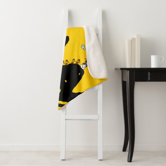 Peanuts | Snoopy & Woodstock Scout Troep Hike Sherpa Deken (In situ)