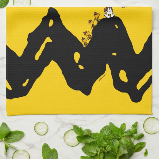 Peanuts | Snoopy & Woodstock Scout Troep Hike Theedoek (Gevouwen)