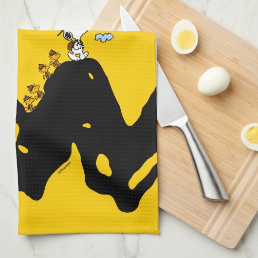 Peanuts | Snoopy & Woodstock Scout Troep Hike Theedoek (Quarter Fold)