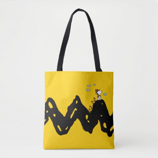 Peanuts | Snoopy & Woodstock Scout Troep Hike Tote Bag (Voorkant)