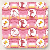 Peanuts | Snoopy & Woodstock Tropische Cutie Bier Onderzetter (Voorkant)