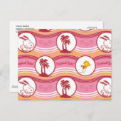 Peanuts | Snoopy & Woodstock Tropische Cutie Briefkaart (Voorkant / Achterkant)