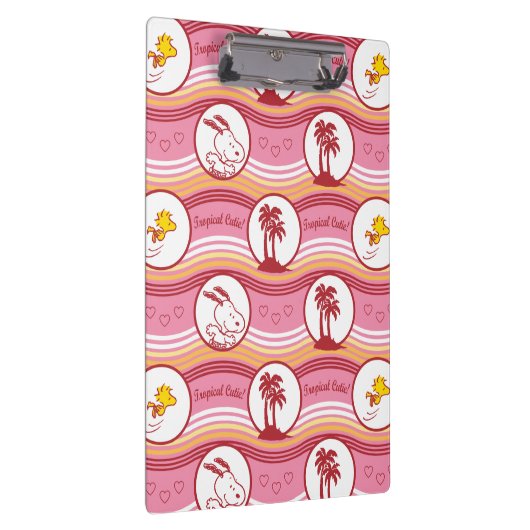 Peanuts | Snoopy & Woodstock Tropische Cutie Klembord (Rechts)
