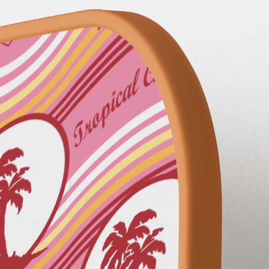 Peanuts | Snoopy & Woodstock Tropische Cutie Pickleball Paddle (Links Detail)