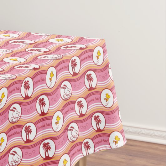Peanuts | Snoopy & Woodstock Tropische Cutie Tafelkleed (Voorbeeld)